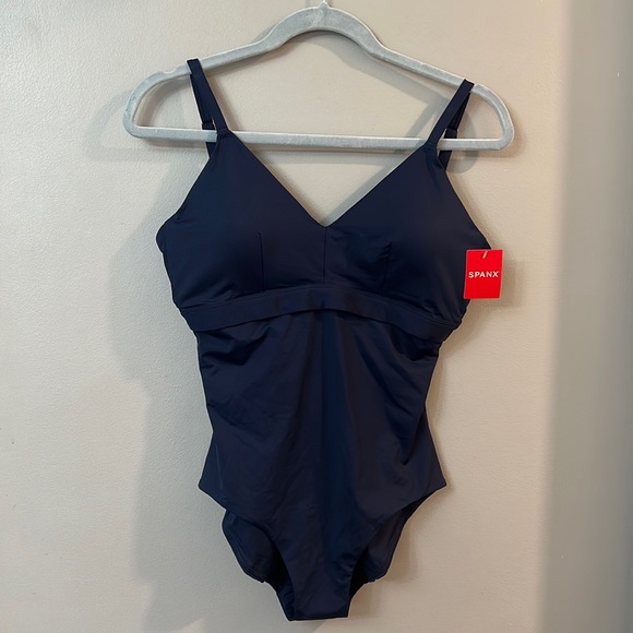 SPANX Swim Nwt Spanx Classic Navy One Piece Swim Poshmark